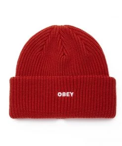 Mens OBEY - Future Beanie, Hot Sauce