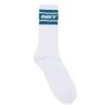 OBEY - Cooper II Socks, White/Deep Ocean Mens