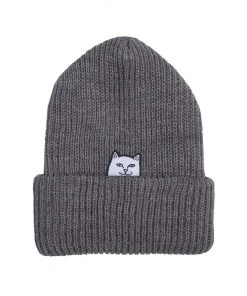 RIPNDIP - Lord Nermal Men's Beanie, Gray Mens