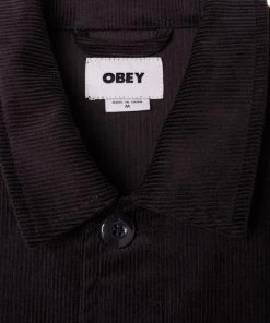 OBEY - Marquee Men's Shirt Jacket, Dark Springs