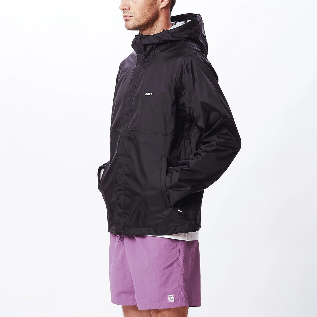 Mens OBEY - Global Men's Jacket, Black 3 Mens OBEY - Global Men's Jacket, Black