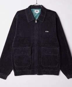 Mens OBEY - Captain Men's Jacket, French Navy