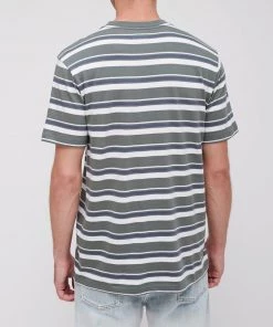 OBEY - Karma Men's Pocket Tee, Teal Multi Mens