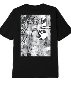 Mens OBEY - C.R.E.A.M. Icons Men's Sustainable Tee, Black