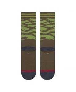 Stance - Warbird Men's Socks, Olive 5 Stance - Warbird Men's Socks, Olive