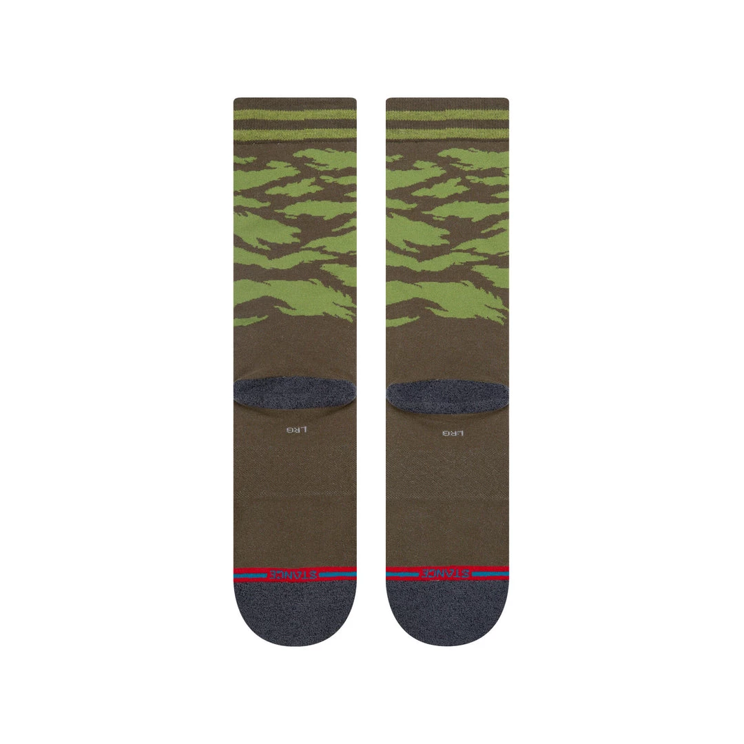 Stance - Warbird Men's Socks, Olive 3 Stance - Warbird Men's Socks, Olive