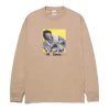 HUF X Miles Davis - At Fillmore L/S Tee, Sand