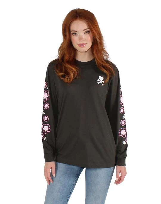 Tokidoki - Destination Tokyo L/S Unisex Tee, Vintage Black 1 Tokidoki - Destination Tokyo L/S Unisex Tee, Vintage Black