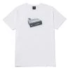 HUF X Pleasures - Head Unit Tee, White Mens