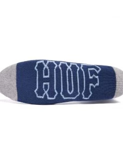 HUF X Harold Hunter Foundation 2021 Crew Socks, Navy Mens