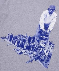 Mens HUF X Harold Hunter Foundation 2021 Men's Tee, Grey Heather