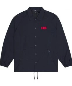 HUF - Magic Dragon Men's Coach Jacket, Black Mens