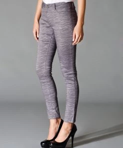 Flying Tomato Sale Spirit Animal Skinny Pants, Glittery Grey 7 Flying Tomato Sale Spirit Animal Skinny Pants, Glittery Grey