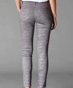 Flying Tomato Sale Spirit Animal Skinny Pants, Glittery Grey 9 Flying Tomato Sale Spirit Animal Skinny Pants, Glittery Grey