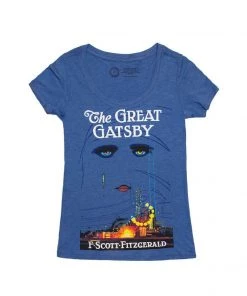 Out Of Print - The Great Gatsby (First Edition) Women's Shirt, Blue Womens