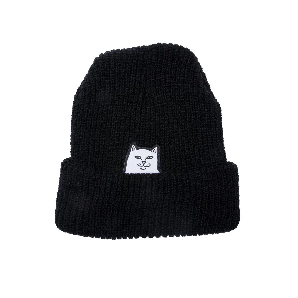 RIPNDIP - Lord Nermal Men's Beanie, Black Mens