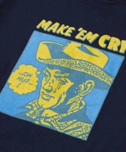HUF - Make Em Cry Dude Men's Tee, French Navy