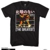 American Classics Muhammad Ali - Greatest Kanji Text Men's Shirt, Black