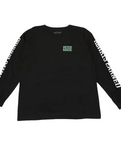 Mens Never Made - CXRE Men's L/S Shirt, Black