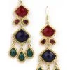 Girly Falu Chandelier Drop Earrings, Multi