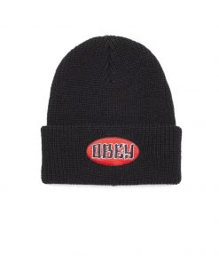 Mens OBEY - Kantina Beanie, Black