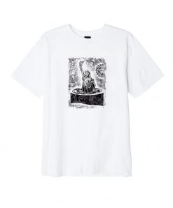 Mens OBEY - Liberty Etching Men's Tee, White