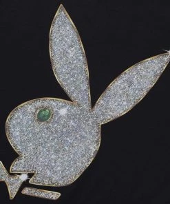 Mens HUF X Playboy - VVS Logo Tee, Black 7 Mens HUF X Playboy - VVS Logo Tee, Black