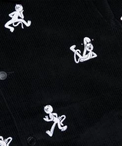 RIPNDIP - Dance Party Men's Corduroy Jacket, Black Mens