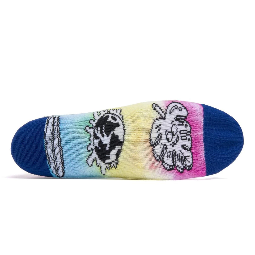 Mens HUF X Steven Harrington - Tie Dye Crew Socks, Tie Dye 2 Mens HUF X Steven Harrington - Tie Dye Crew Socks, Tie Dye