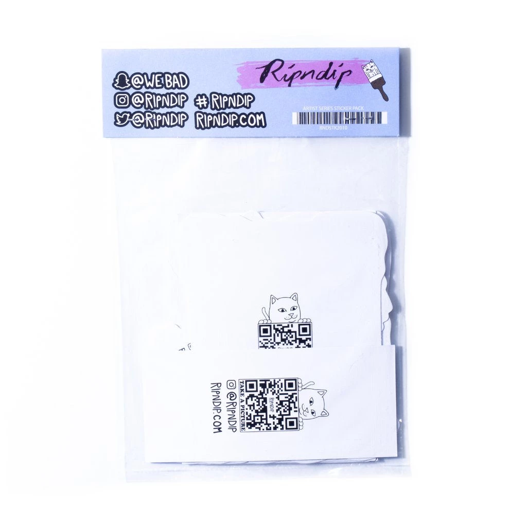 RIPNDIP - Artist Series Sticker Pack Mens 3 RIPNDIP - Artist Series Sticker Pack Mens