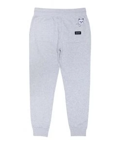 Mens RIPNDIP - Peek A Nermal Men's Sweatpants, Heather Grey