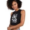 Womens Tokidoki - Spring Time Women's Cropped Muscle Tee, Black