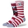 Stance - Mickey TV Haring Mix Men's Socks, Red Mens