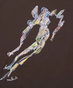 Mens HUF X Miles Davis - Untitled Tee, Chocolate