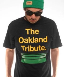 Adapt Clothing Adapt - The Oakland Tribute Men's Shirt, Black Mens