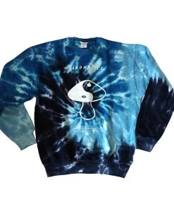 Akomplice - Balance Men's Crewneck, Blue Tie Dye Mens