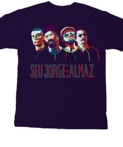 Seu Jorge - Portraits Men's Shirt, Navy
