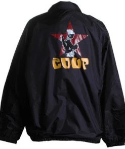Mens The Coup - Official Logo Windbreaker Jacket, Black