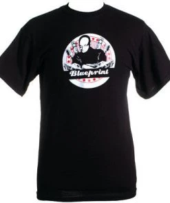 Weightless Recordings Blueprint - Mic & Cars Men's Shirt, Black Mens