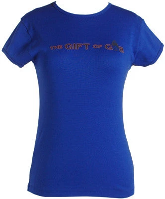 Quannum Gift Of Gab - Logo Women's Shirt, Royal Blue Music 1 Quannum Gift Of Gab - Logo Women's Shirt, Royal Blue Music