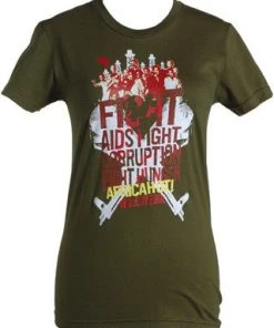 Shaman Work Wale Oyejide - AFRICAHOT Women's Shirt, Olive Womens