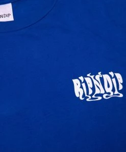 RIPNDIP - Fuego Men's Tee, Royal Blue Mens