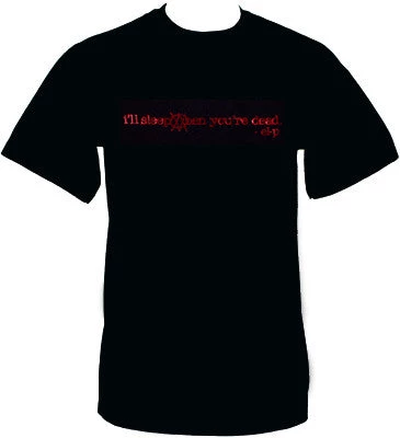 Definitive Jux Music El-P - I'll Sleep When You're Dead Men's Shirt, Black 1 Definitive Jux Music El-P - I'll Sleep When You're Dead Men's Shirt, Black