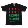 Ongaku - Fake Records Men's T-Shirt, Black