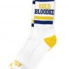 Adapt Clothing Mens Adapt - Gold Blooded Men's Socks, White/Royal