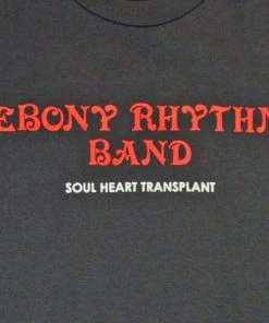 Now Again Music Ebony Rhythm Band Shirt, Charcoal