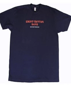 Now Again Ebony Rhthym Band Shirt, Navy Music