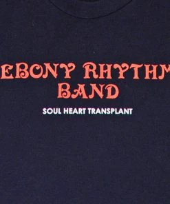 Now Again Ebony Rhthym Band Shirt, Navy Music