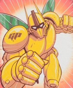 Womens The Giant Peach - Robo Peach Women's Tee, Brown