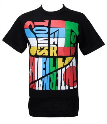 Parra X Stones Throw - Hella International Men's Shirt, Black Music 1 Parra X Stones Throw - Hella International Men's Shirt, Black Music